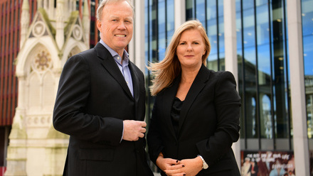 (L-R) Lee McBride and Rebecca Sherwin.JPG