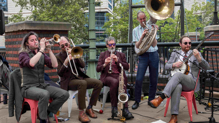 Tenement Jazz Band, Water's Edge Bandstand on Brindleyplace.jpg