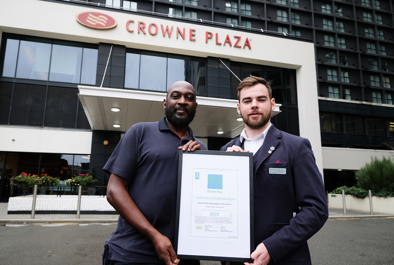 Crowne Plaza Birmingham Green Key Certificate.jpg