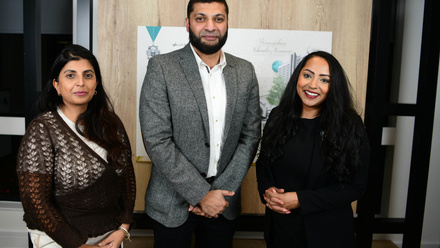 ABCC awards - Neelam Afzal, Omar Rashid and Sapreena Kumari.JPG